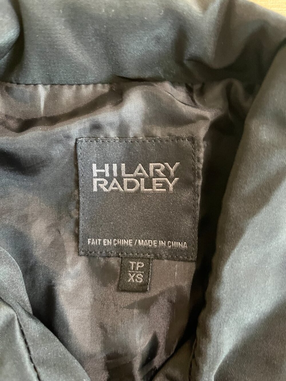 Womens Hilary Radley Black Quilted Jacket - XS - Picture 6 of 6